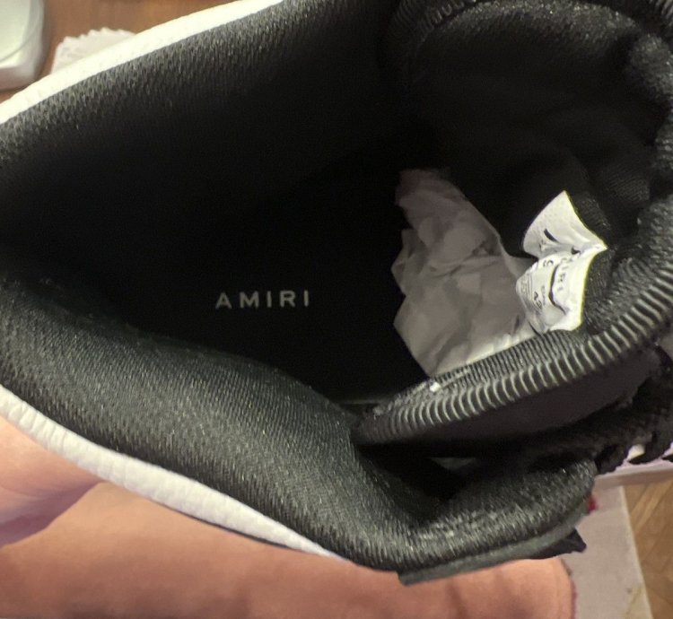 Amiri Skel-hi Black White Sneaker