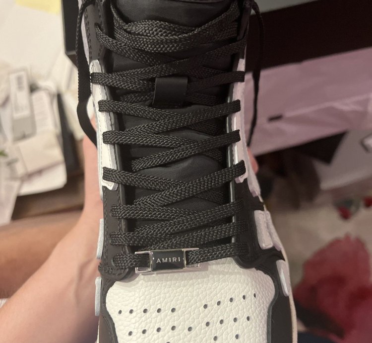 Amiri Skel-hi Black White Sneaker