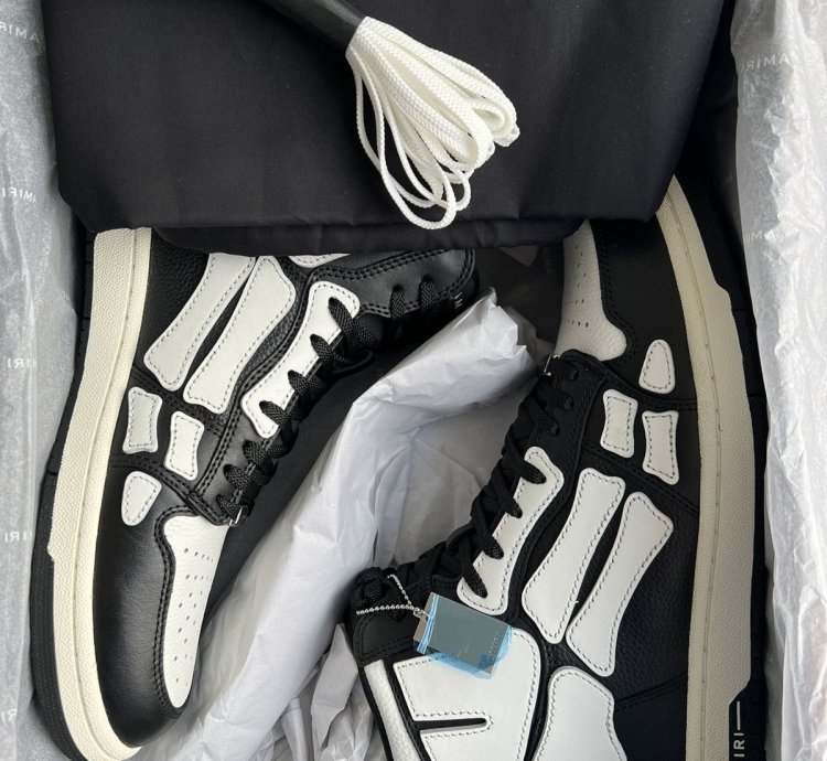 Amiri Skel-hi Black White Sneaker