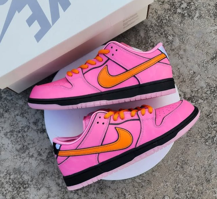 Nike Sb Dunk Low The Powerpuff Girls Pink Blossom