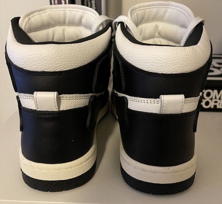 Amiri Skel-top High Black White Us9