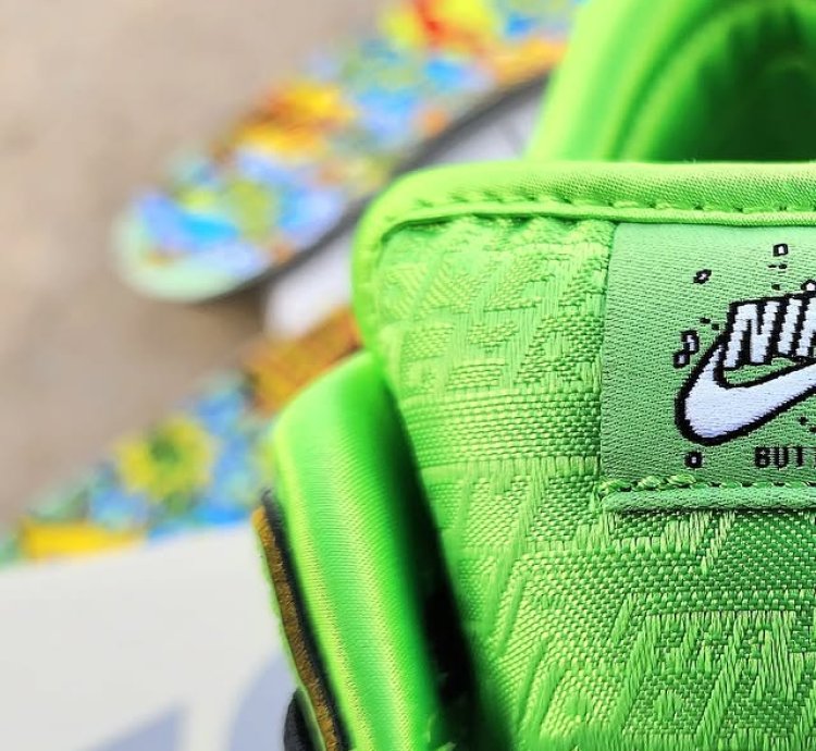 Nike Sb Dunk Low The Powerpuff Girls Green Buttercup