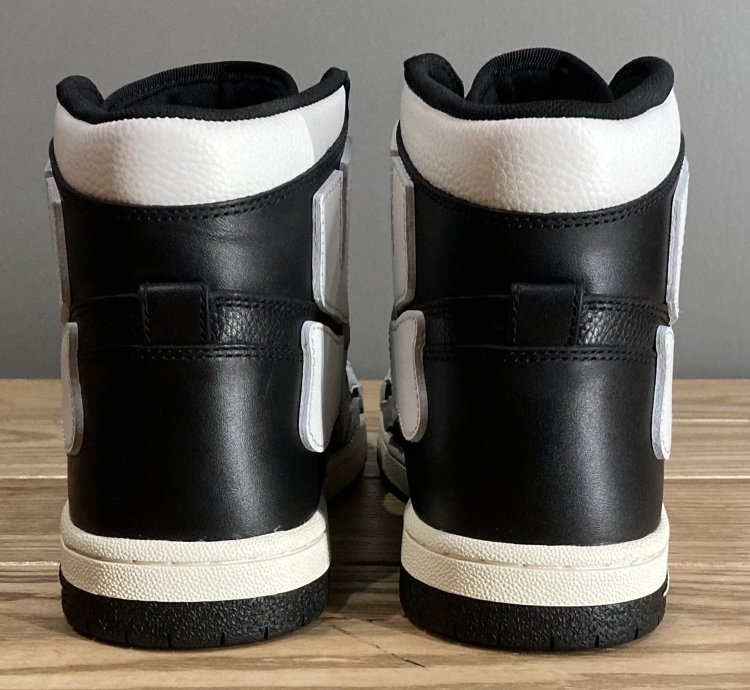 Amiri Skel-top High Black-white Size 11us