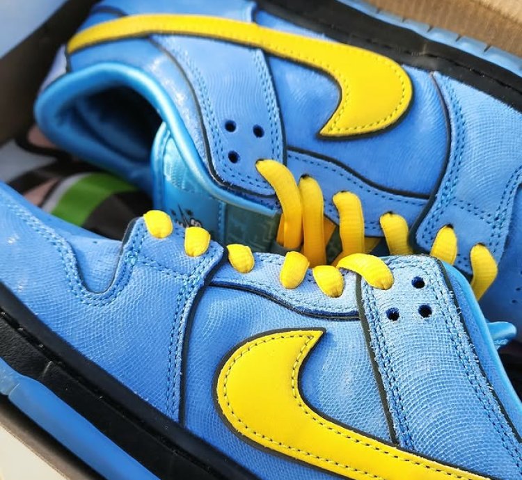 Nike Sb Dunk Low The Powerpuff Girls Blue Bubbles