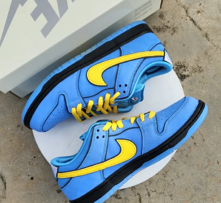 Nike Sb Dunk Low The Powerpuff Girls Blue Bubbles