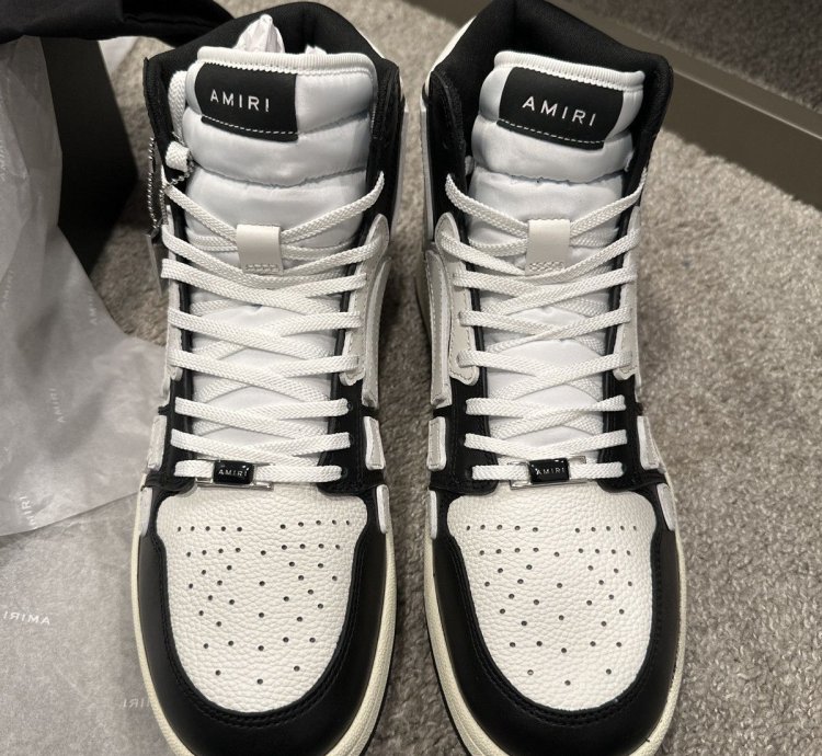 Amiri Skeleton Hi Top Sneakers