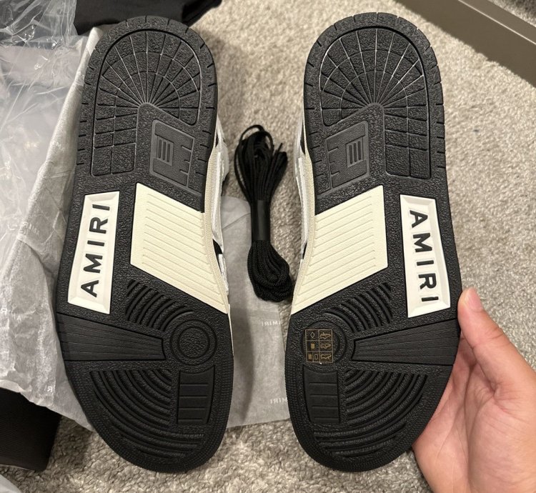 Amiri Skeleton Hi Top Sneakers