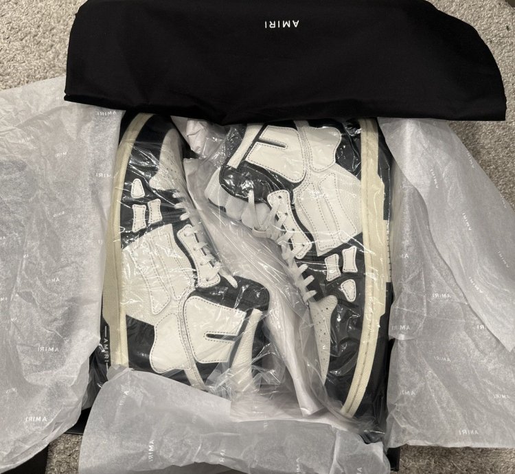 Amiri Skeleton Hi Top Sneakers
