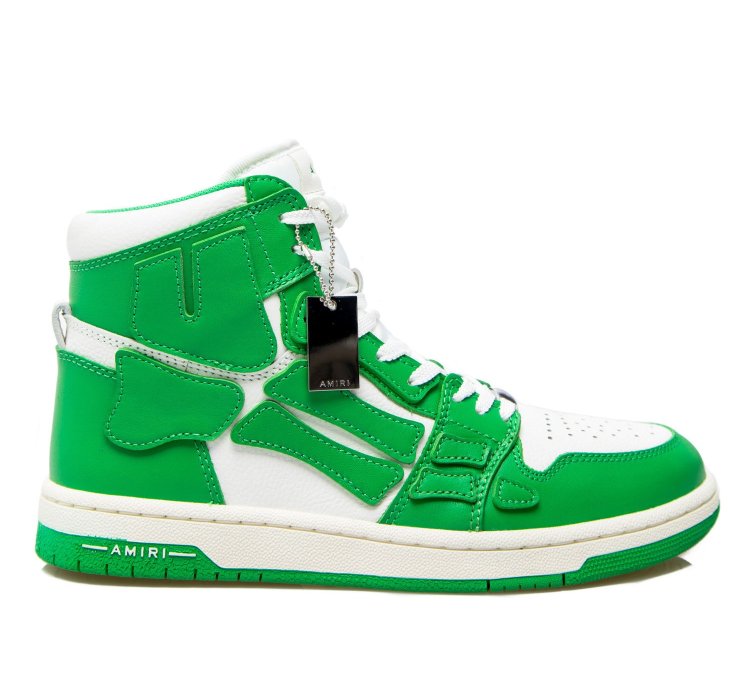 Amiri Skeleton Hi-top Green White
