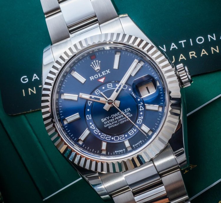 Rolex Sky-dweller 336934 Blue Automatic Cosc 42mm New Box Papers