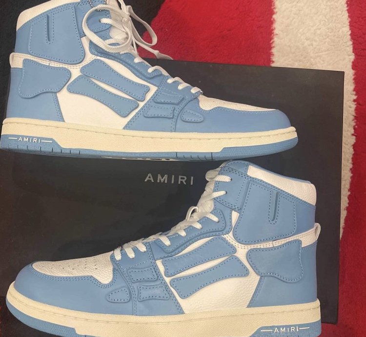 Amiri Skeleton High Carolina Blue
