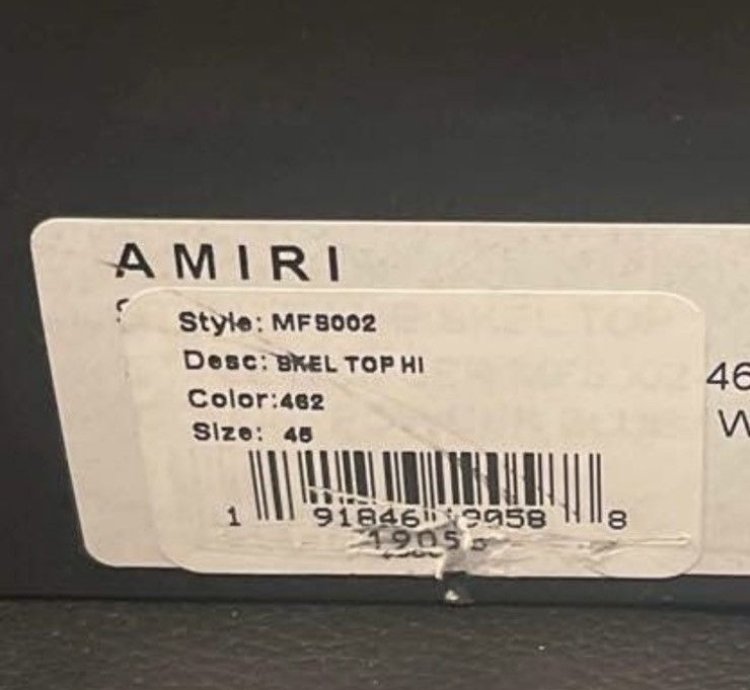 Amiri Skeleton High Carolina Blue