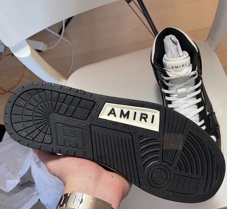 Amiri Skeleton High Top Sneakers