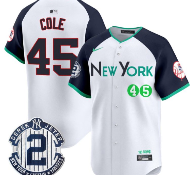 Gerrit Cole Jersey 45 New York Yankees City Connect Vapor Premier Limited Stitched Alternate
