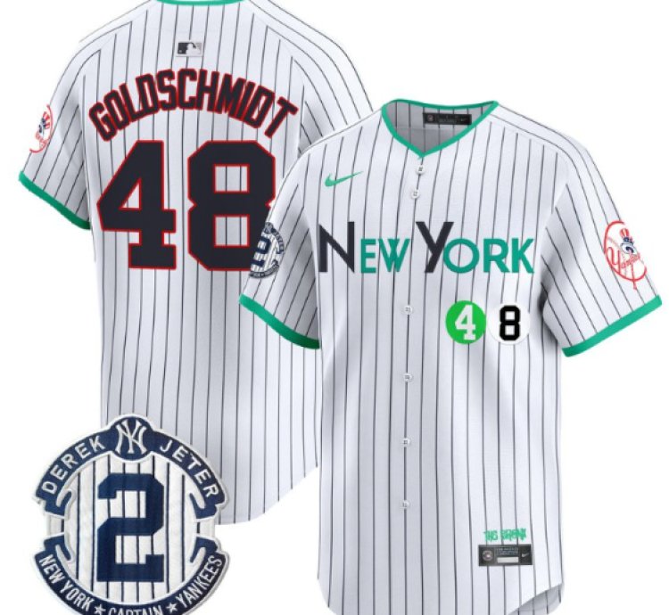 Paul Goldschmidt Jersey 48 New York Yankees City Connect Limited Stitched Pinstripe
