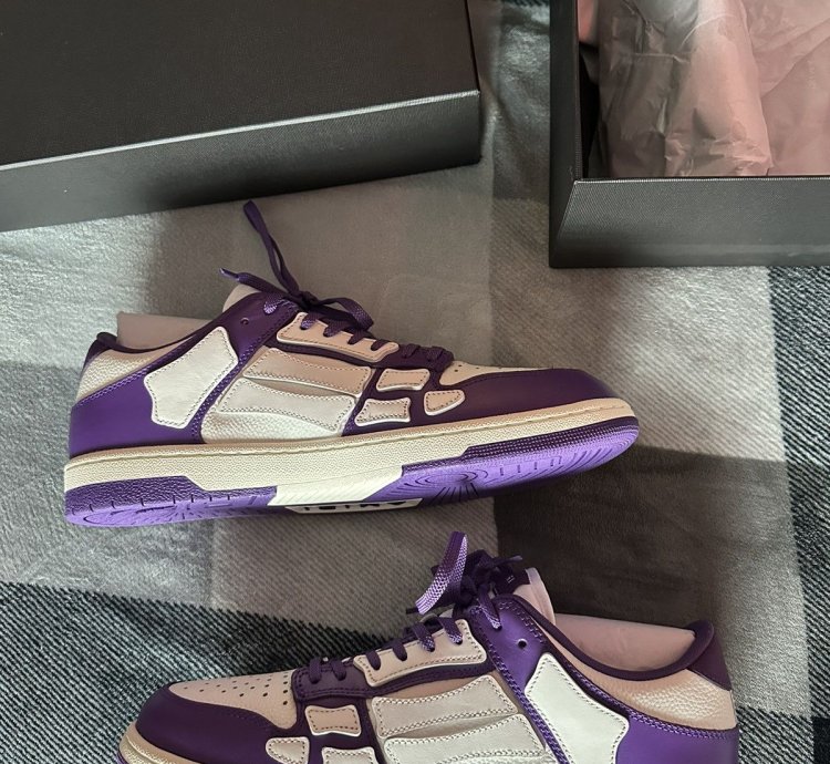 Amiri Skeleton Low Purple