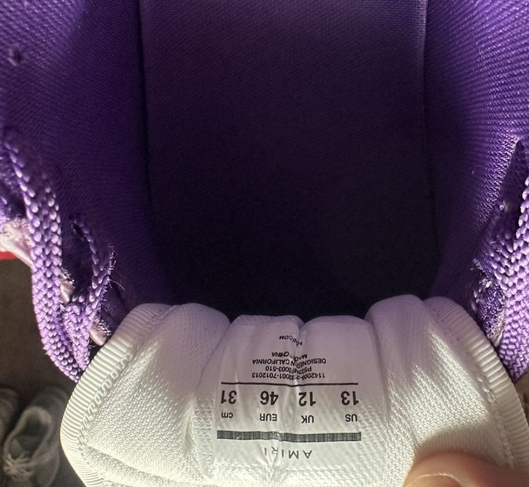 Amiri Skeleton Low Purple