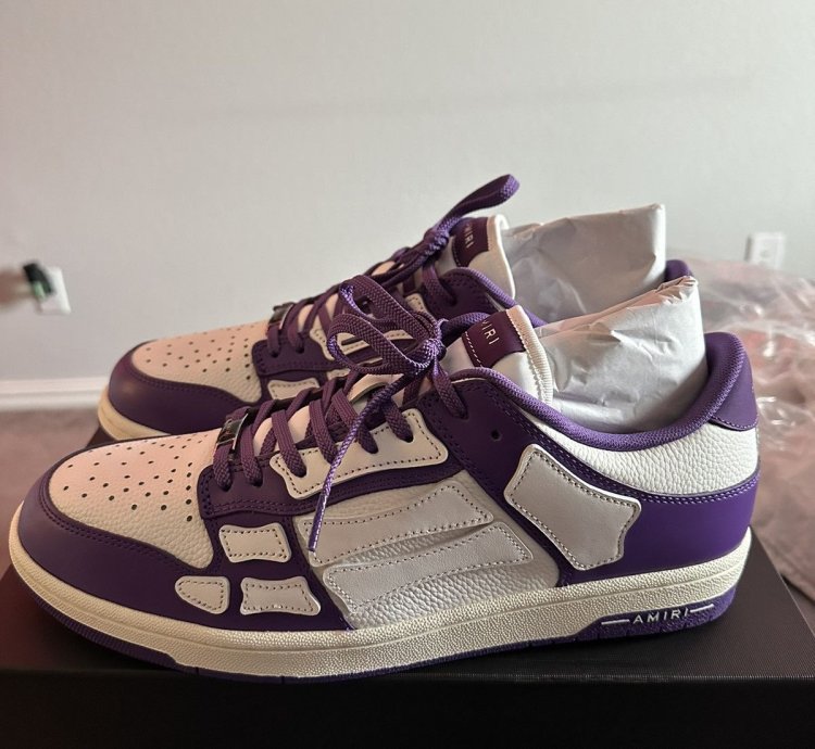 Amiri Skeleton Low Purple