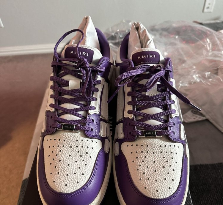 Amiri Skeleton Low Purple