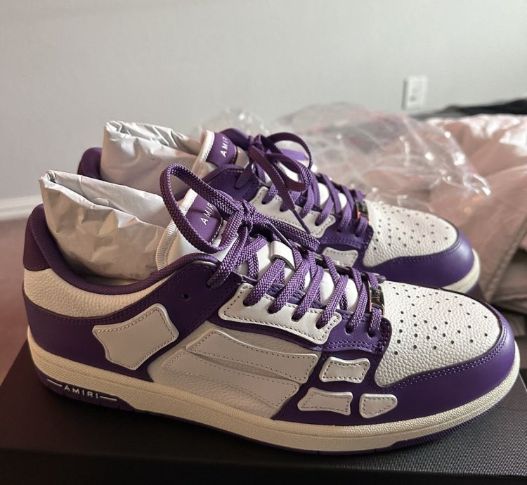 Amiri Skeleton Low Purple