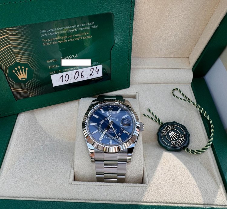 Rolex Sky-dweller 336934 Blue New In Stock