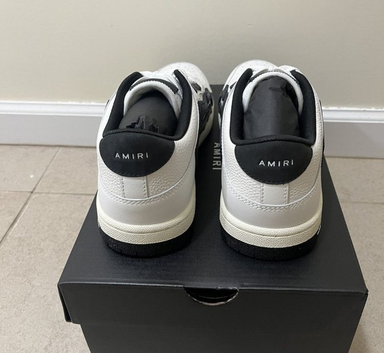 Amiri Skeleton Low Top Sneakers Sz 4310us
