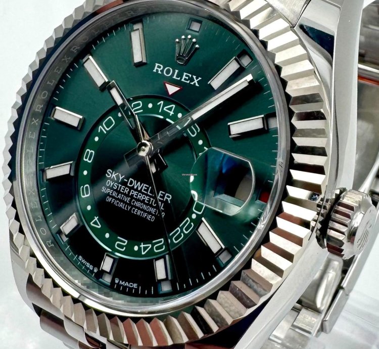 Rolex Sky-dweller 336934 Green Dial Jubilee Bracelet Unworn 2025