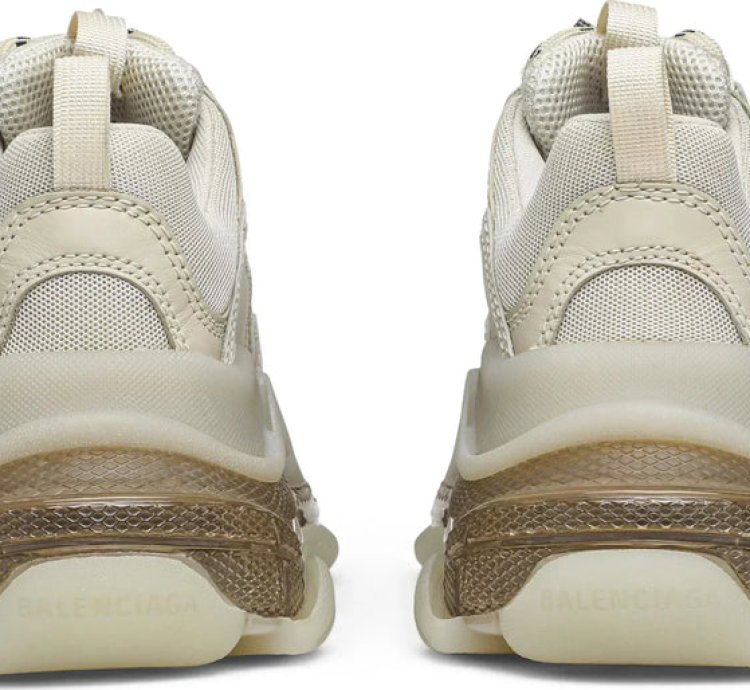 Balenciaga Triple S Clear Sole Crystal-off White Cream