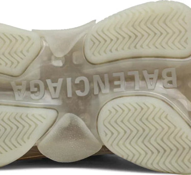 Balenciaga Triple S Clear Sole Crystal-off White Cream