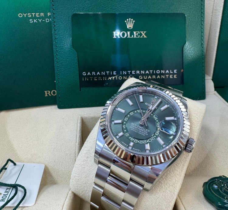 Rolex Sky-dweller 336934 Mint Green 2024 Oyster Stickers