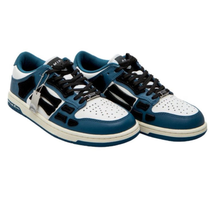 Amiri Skeleton Low-top Sneakers Blue
