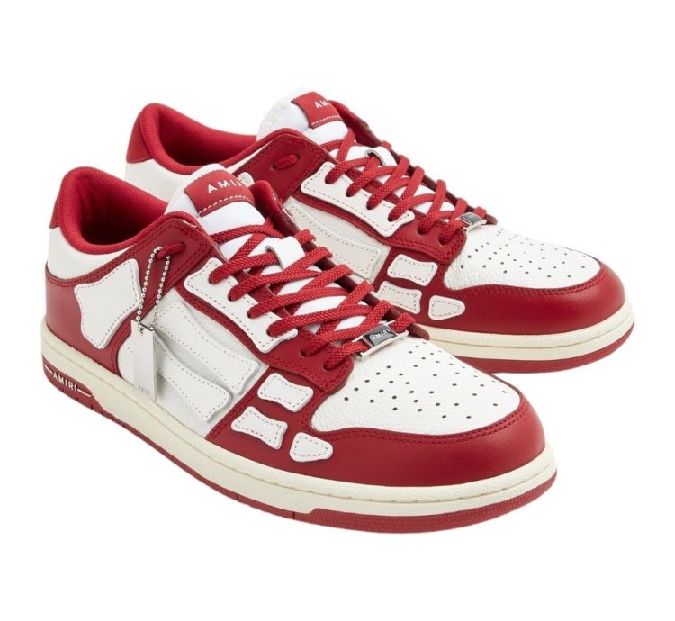 Amiri Skeleton Low-top Sneakers Red