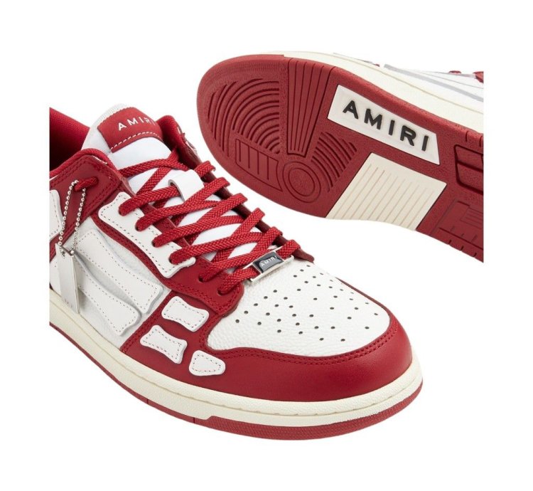 Amiri Skeleton Low-top Sneakers Red