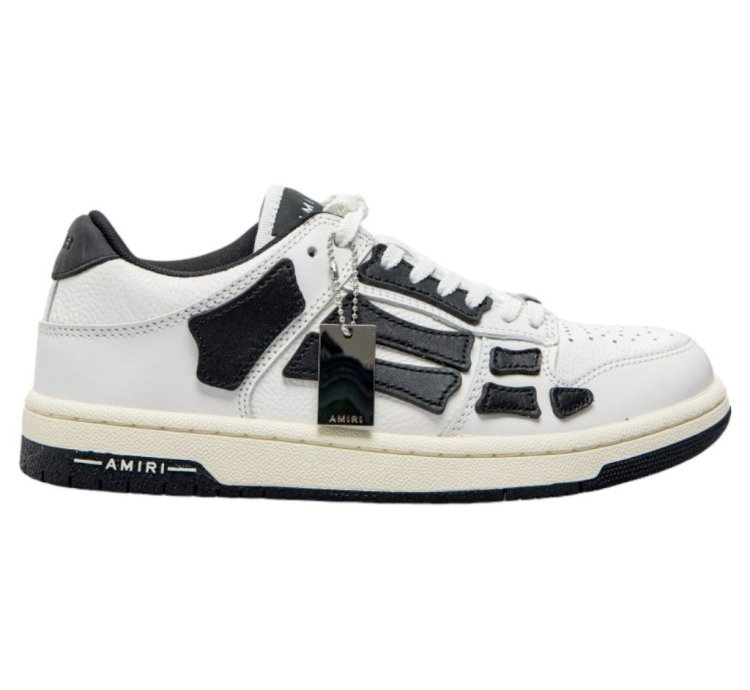 Amiri Skeleton Low-top Sneakers White Black