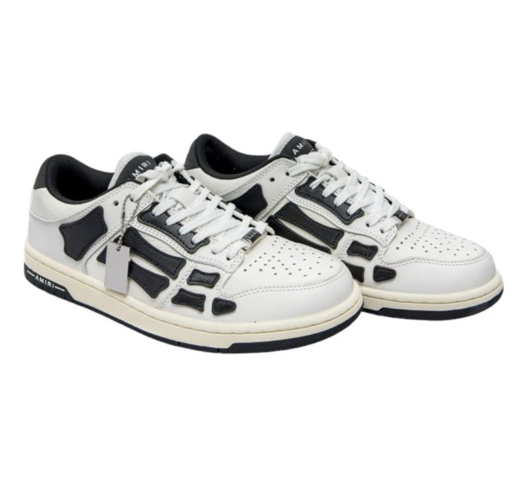 Amiri Skeleton Low-top Sneakers White Black