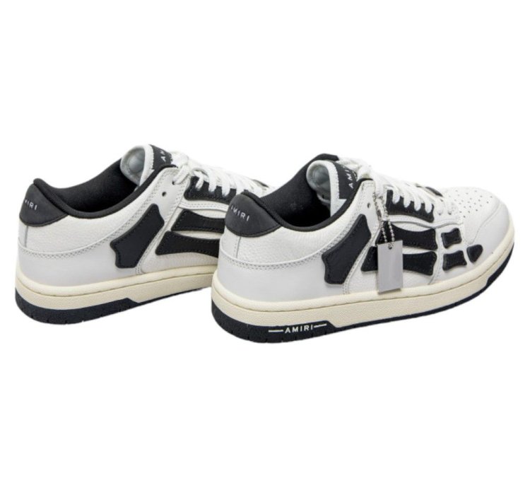 Amiri Skeleton Low-top Sneakers White Black