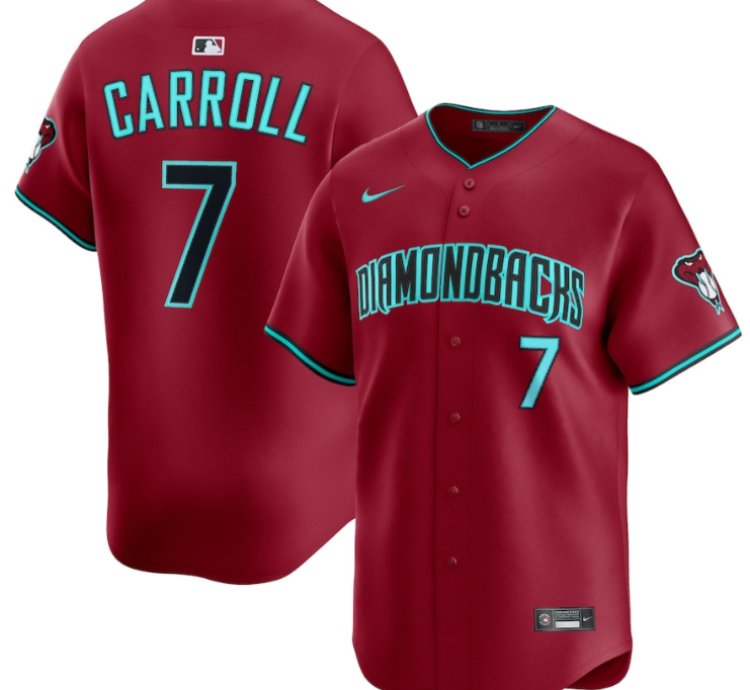 Corbin Carroll 7 Arizona Diamondbacks Alternate Limited Men Jersey - Red