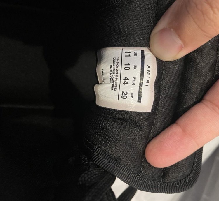 Amiri Skeleton Panelled High Top