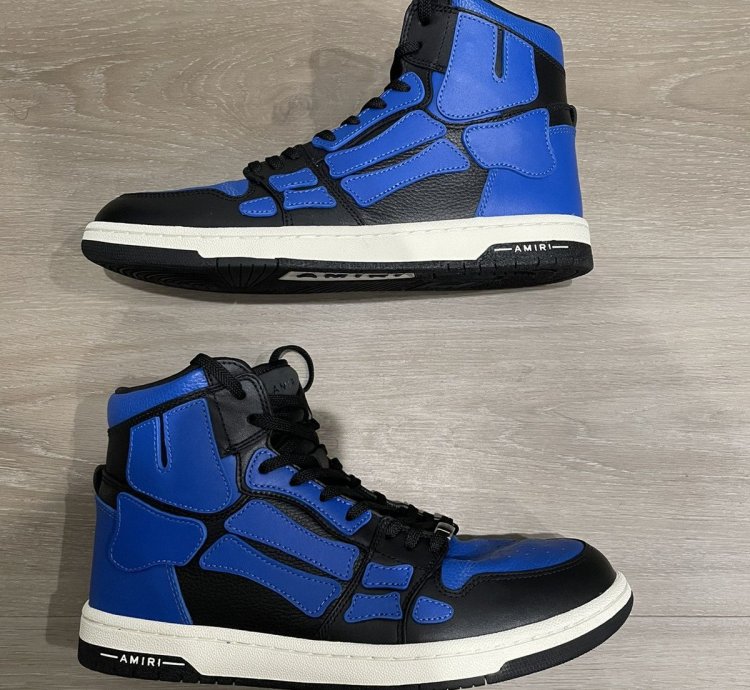 Amiri Skeleton Panelled High Top