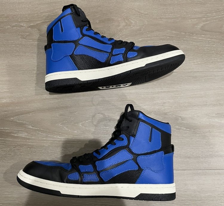 Amiri Skeleton Panelled High Top