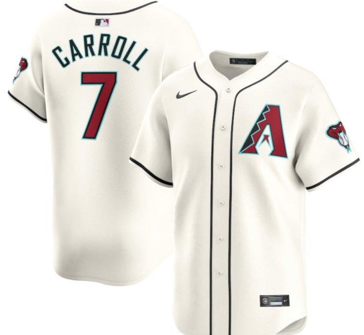 Corbin Carroll 7 Arizona Diamondbacks Home Limited Player Men Jersey - White