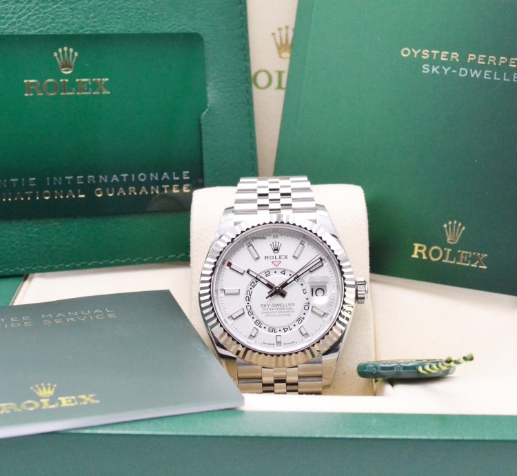 Rolex Sky-dweller 336934 White Jubilee Unworn 2025