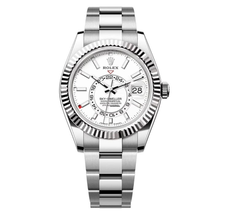 Rolex Sky-dweller 336934-0003 42mm Stainless Steel With White Dial Watch 2024