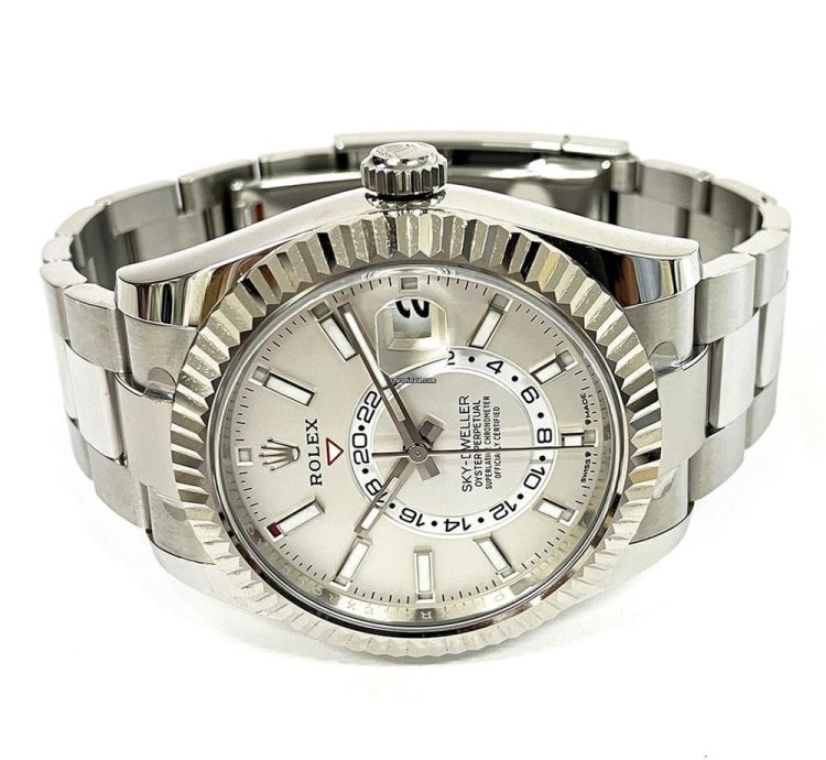 Rolex Sky-dweller 336934-0003 42mm Stainless Steel With White Dial Watch 2024