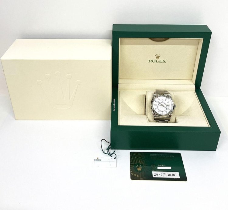 Rolex Sky-dweller 336934-0003 42mm Stainless Steel With White Dial Watch 2024