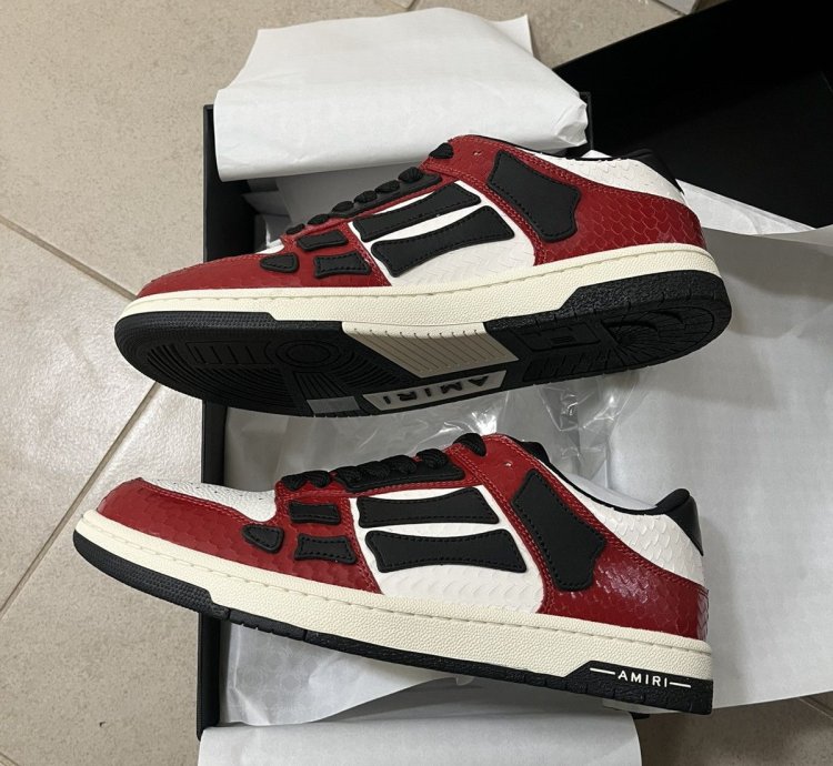 Amiri Skeleton Sneakers Sz 4310us