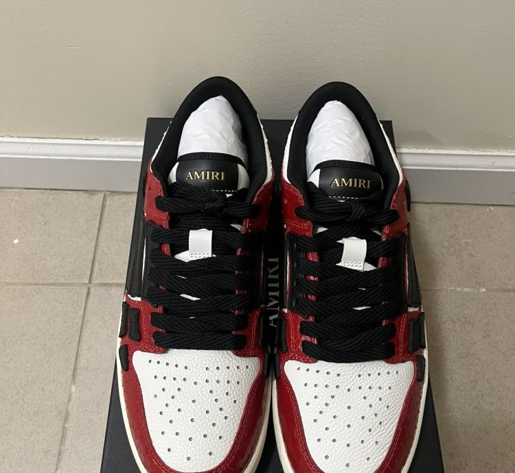 Amiri Skeleton Sneakers Sz 4310us