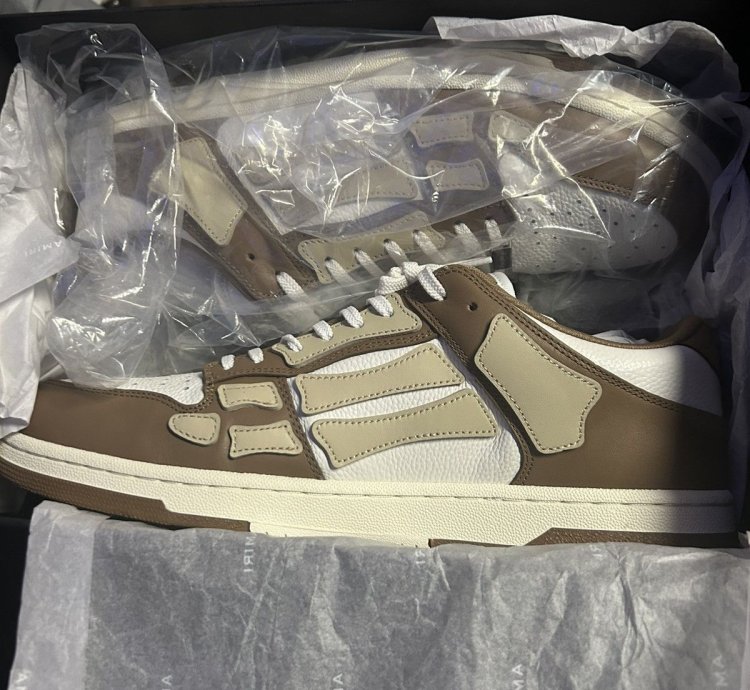 Amiri Skeleton Sneakers Tan