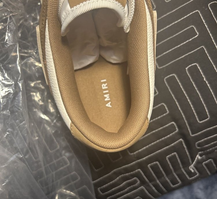 Amiri Skeleton Sneakers Tan