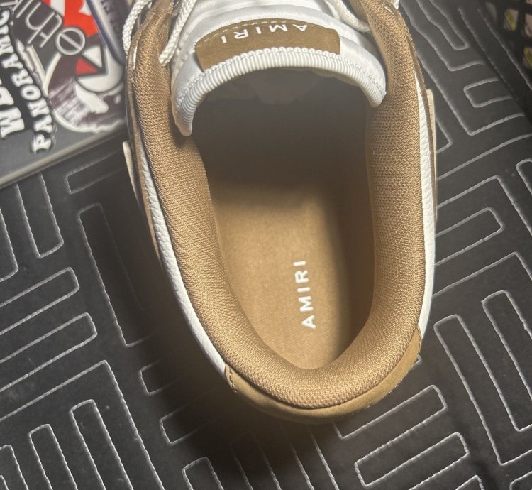 Amiri Skeleton Sneakers Tan